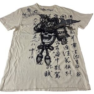 Key Closet T-shirt Mens M short sleeve front back graphics skeleton pirate